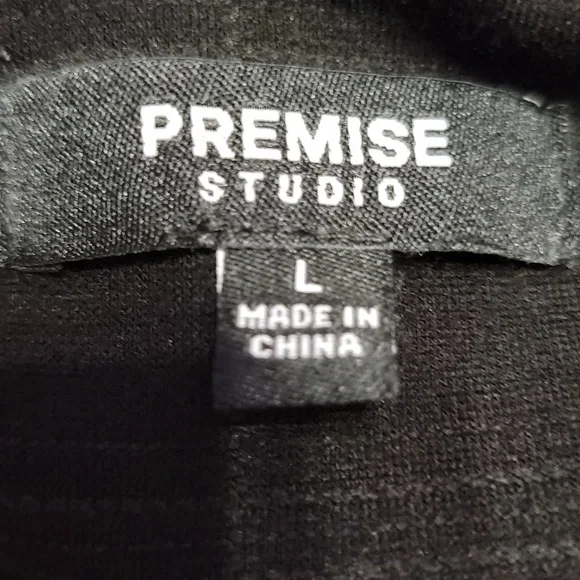 Premise Studio Black Plaid Pants Size Large - Picture 5 of 12